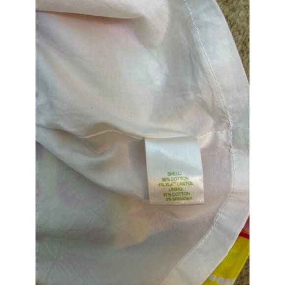 Lilly Pulitzer Women's A-Line Citrus & Sunshine Patchwork Skirt Cotton Pockets 4 - Picture 11 of 11